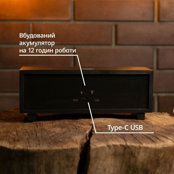 Нічник-панорама "Прип'ять", чорний (LED, Акумулятор, USB Type-C) 662-1079-1210 фото
