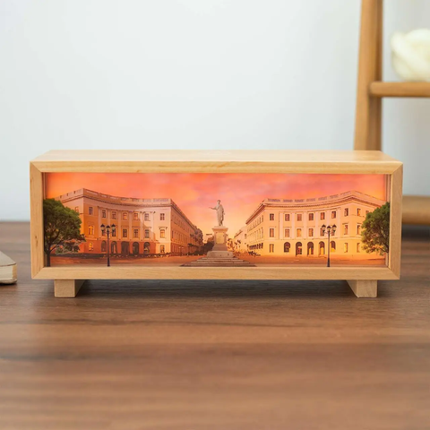 Нічник &ldquo;Одеса і де Рішельє&rdquo; дерево 662-1079-0961 фото