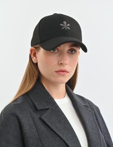 Кепка "Каштан" демісезонна чорна, від Ornament 086-1079-1030 фото