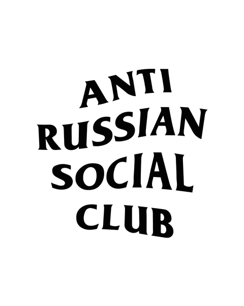 Біла оверсайз футболка ARSC з чорним лого від ONE-EYED 696-1079-0658 фото
